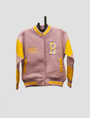 Varsity Jacket for kids - Purple and Yellow