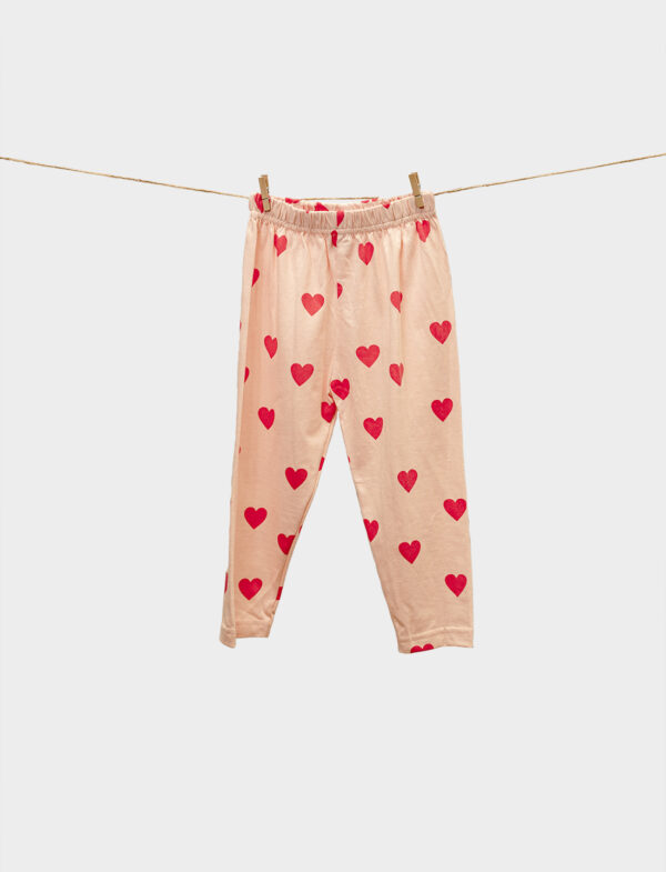 Pink Night Suit Set for Girls - Image 3