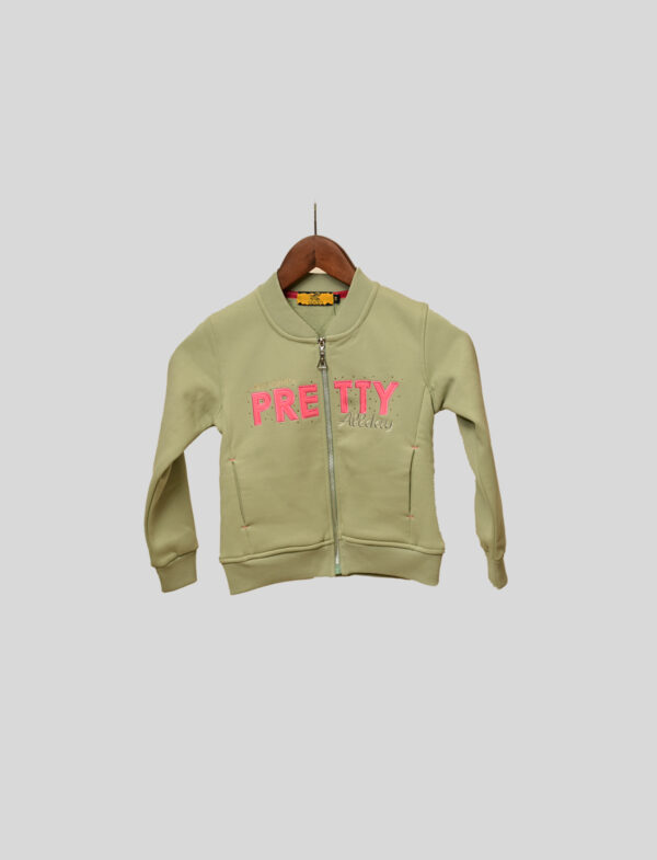 Pretty In Olive - Girls Jacket
