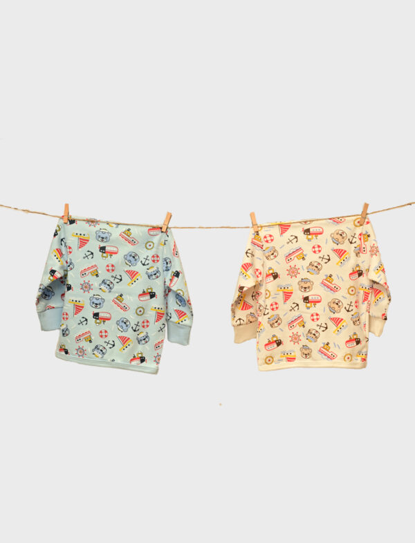 Little Sailor - Infant Front Open Jabla - Image 4