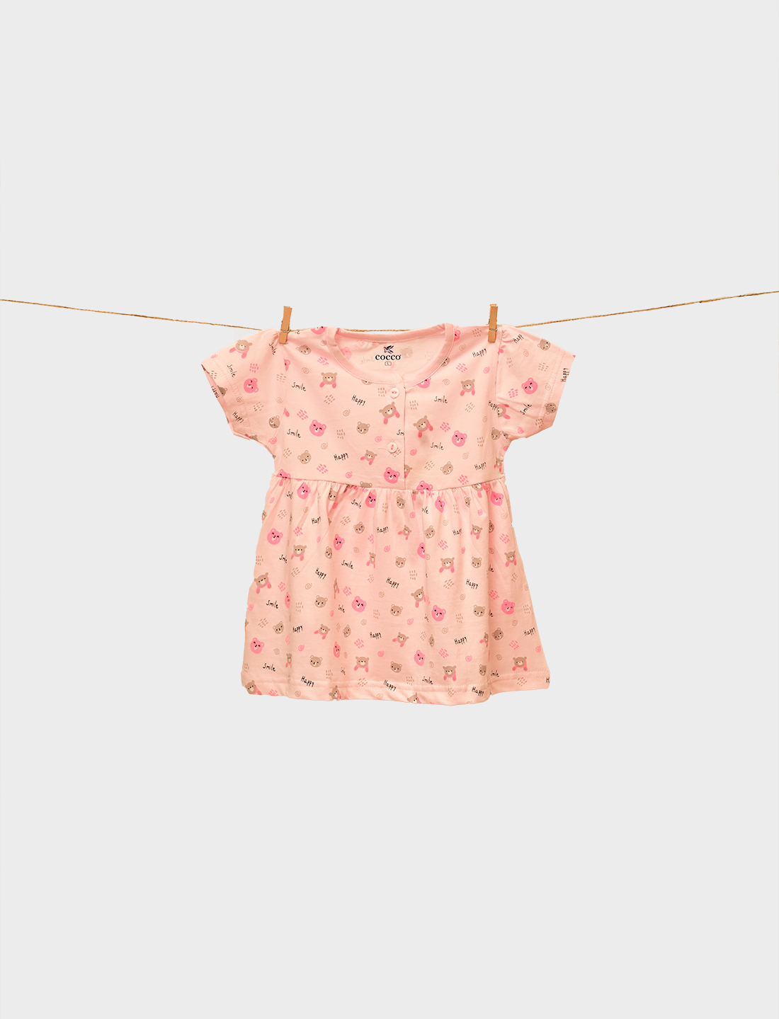 Frock For Infants Teddy Bear Print My Baby Store